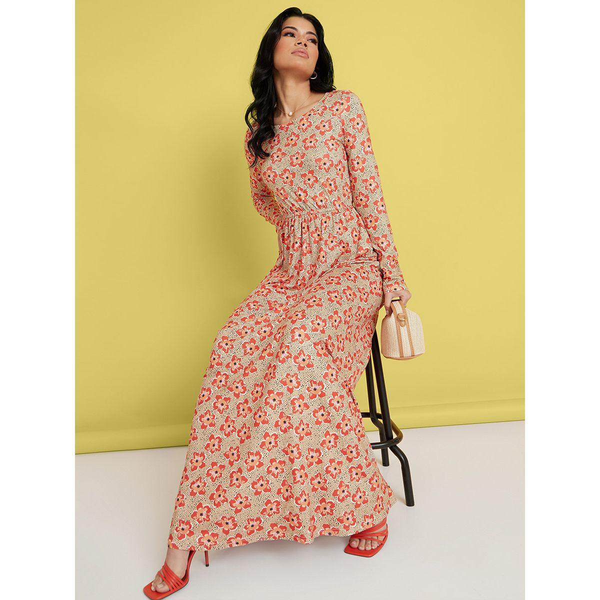 فستان طويل باكمام طويلة من ريد تايب-women-clothing-dresses-image-1