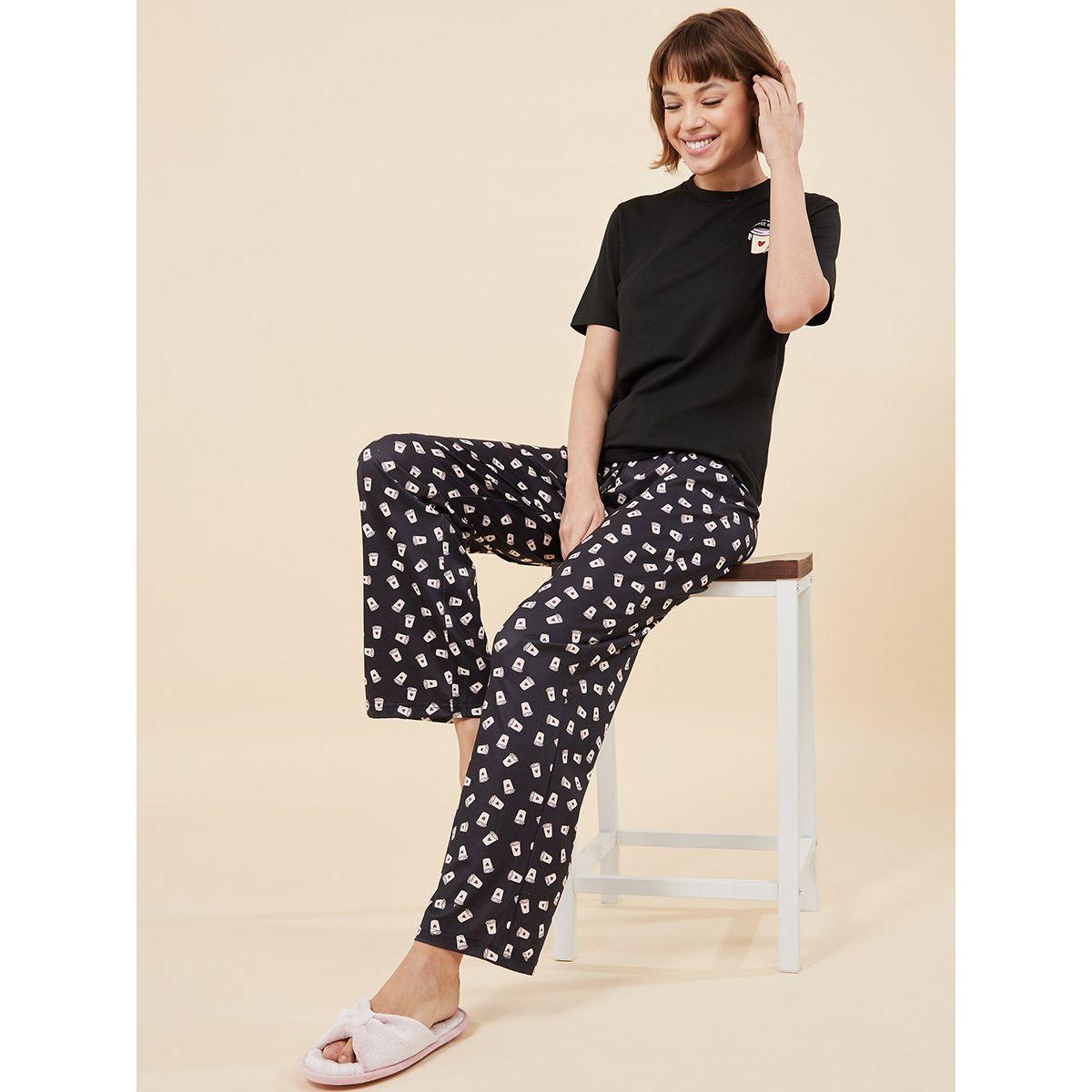 طقم من ( تيشيرت + بنطال ) من ستايلي-women-clothing-nightwear-pyjamas-longsets-image-6
