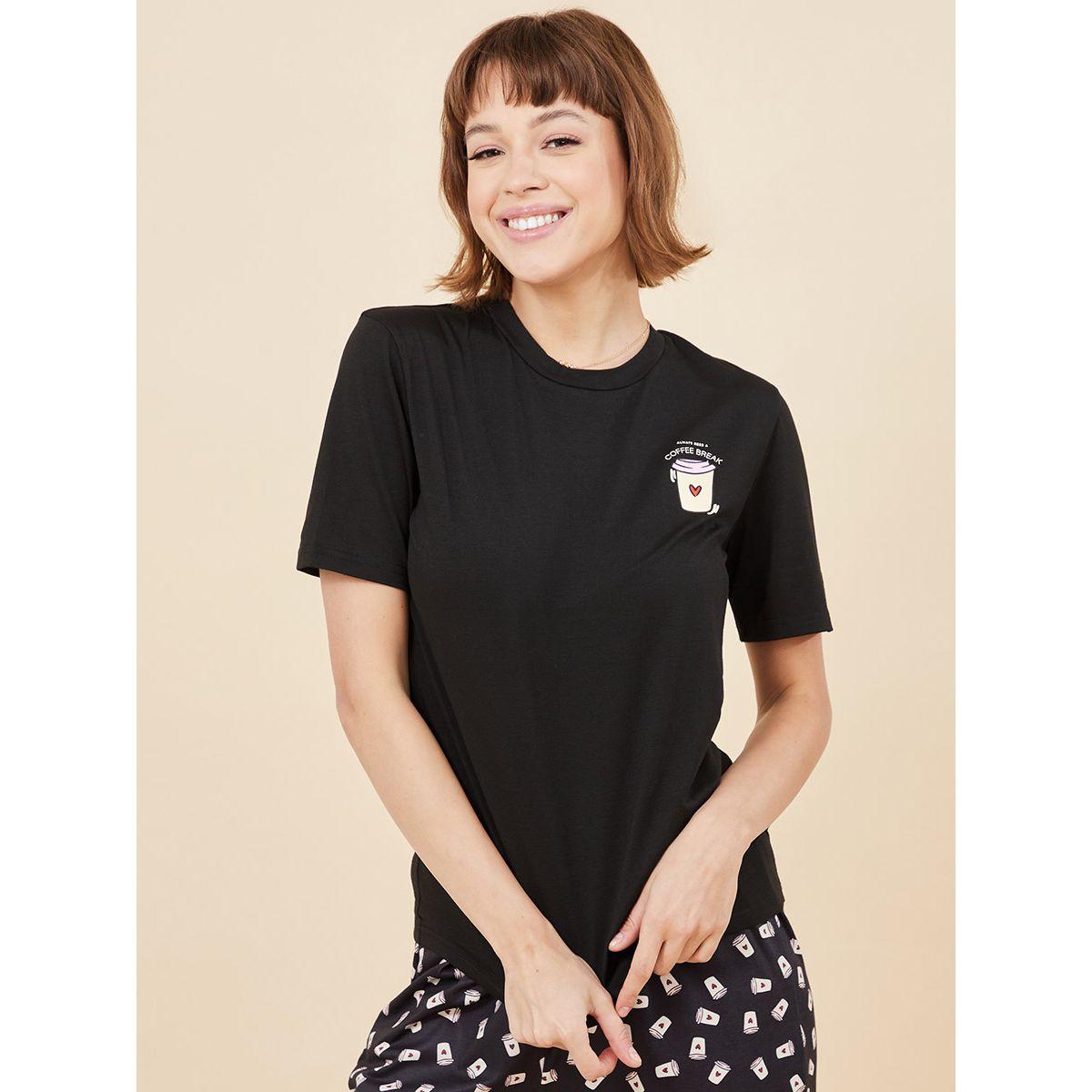 طقم من ( تيشيرت + بنطال ) من ستايلي-women-clothing-nightwear-pyjamas-longsets-image-4