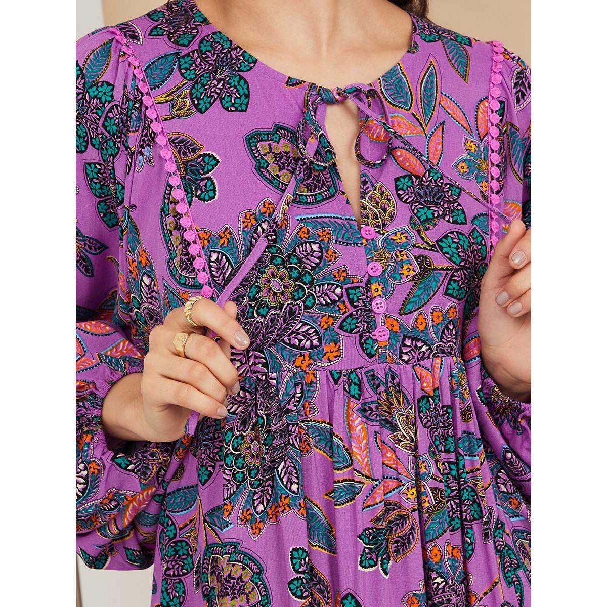 فستان ميدي ياكمام طويلة من ستايلي-women-clothing-dresses-image-3