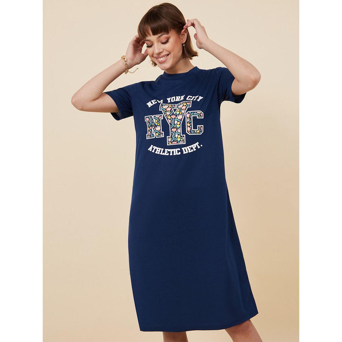 قميص نوم ميدي مطبع من ستايلي-women-clothing-nightwear-nighties-image-1