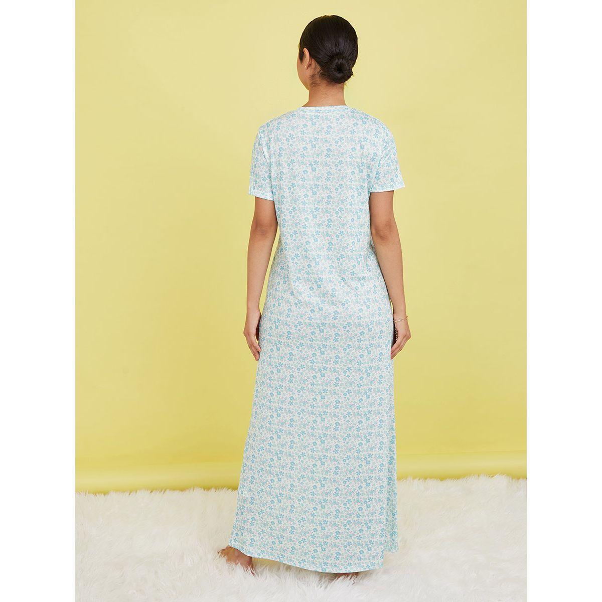 فستان نوم مطبع بالكامل من ستايلي-women-clothing-nightwear-nighties-image-4