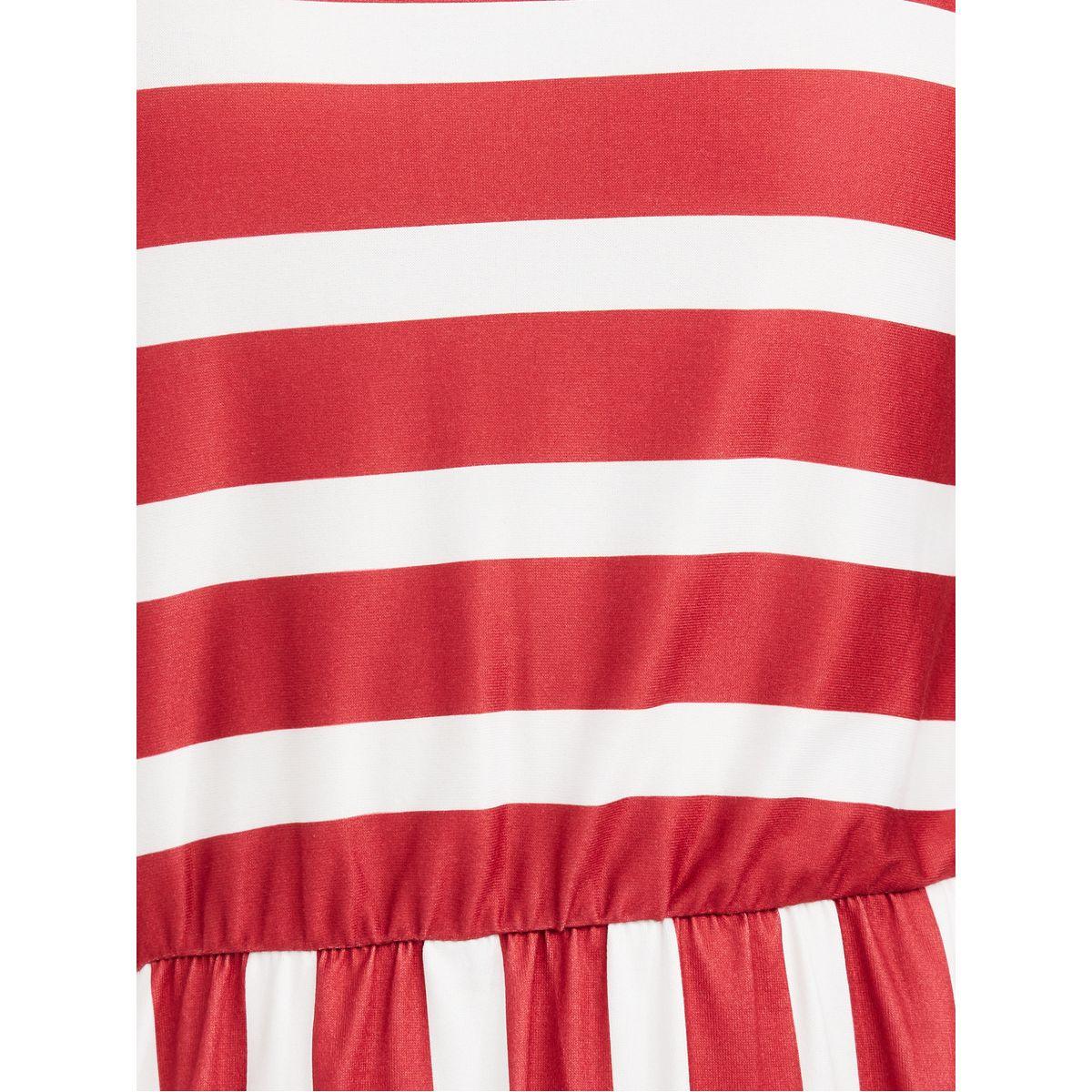 فستان ميدي باكمام قصيرة من ستايلي-women-clothing-dresses-image-3