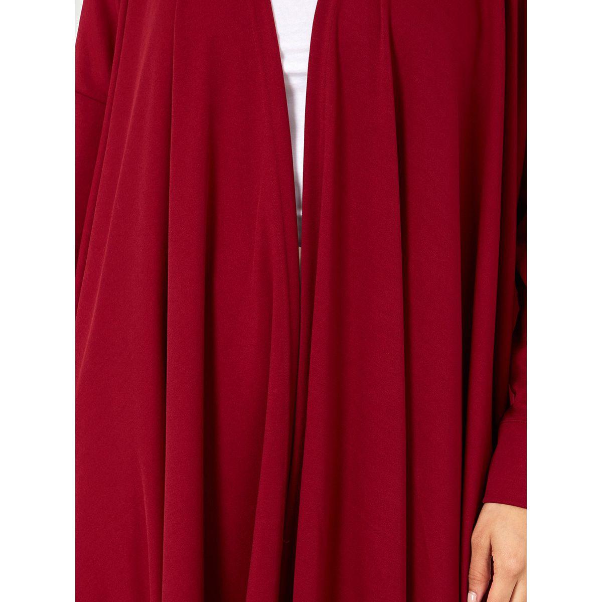 Styli Open Front Asymmetrical Abaya-women-arabicclothing-abayas-image-3