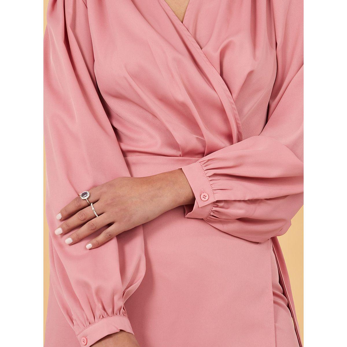 فستان ساتان بنمط لف من ستايلي-women-clothing-dresses-image-3