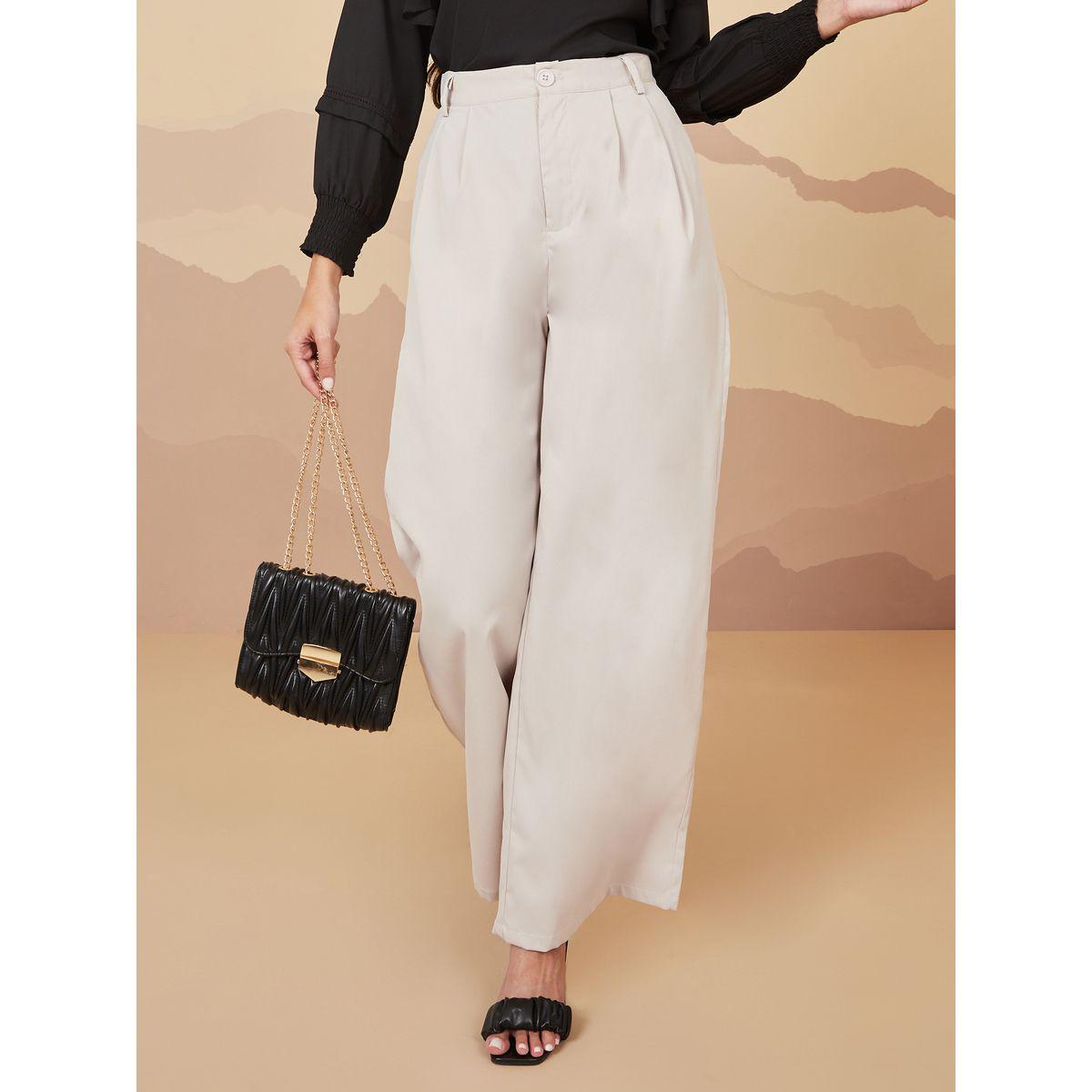 Styli High Rise Wide Leg Trouser-women-clothing-bottoms-trousers-image-1