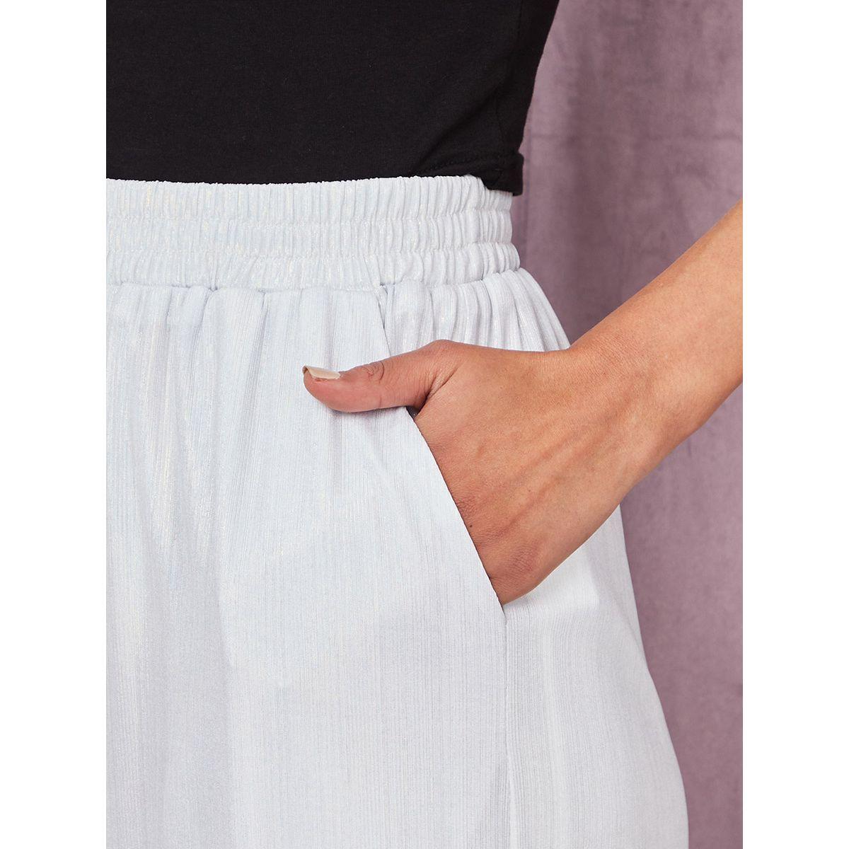 Styli Metallic Textured Wide Leg Trousers-women-clothing-bottoms-trousers-image-3