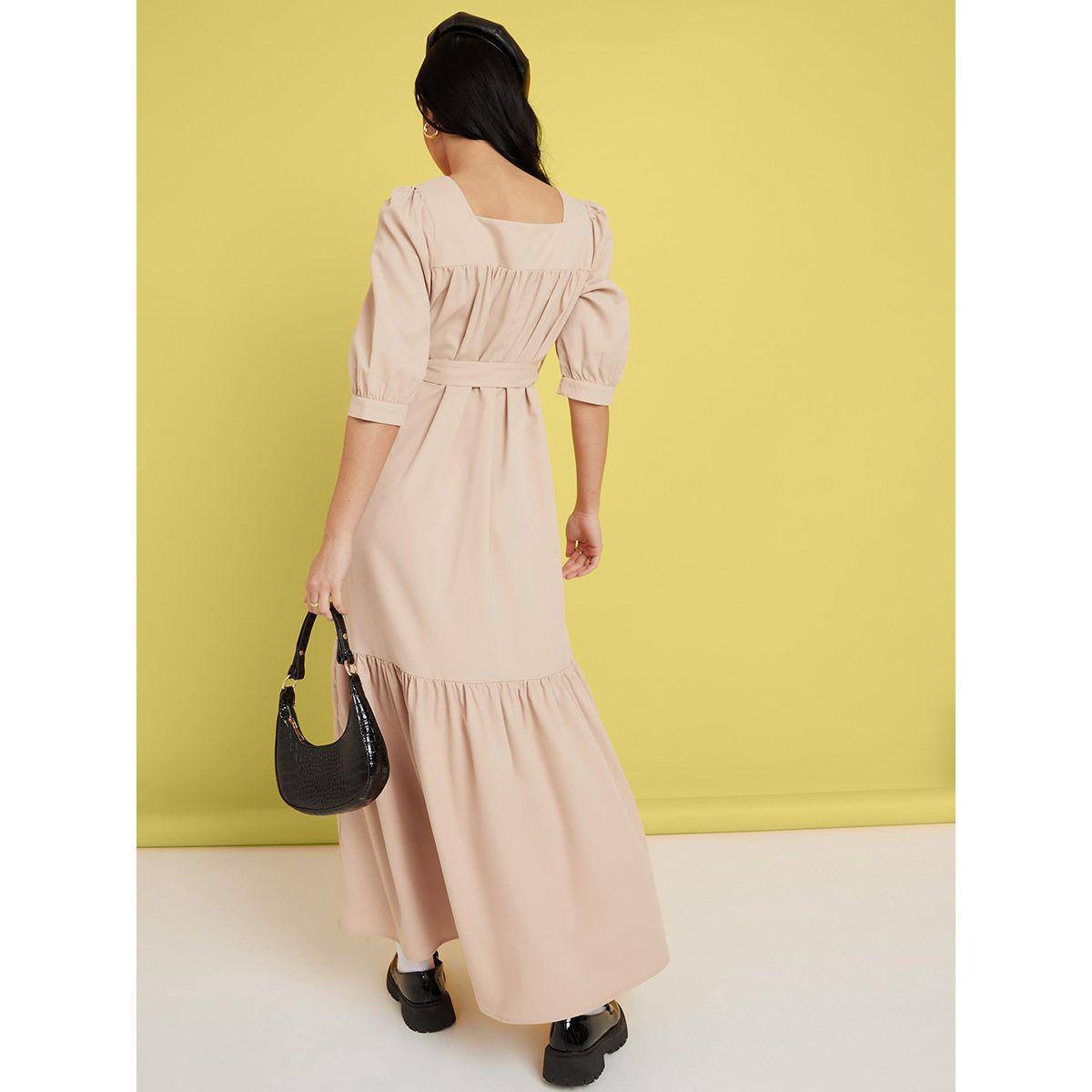 فستان طويل بياقة واسعة من ستايلي-women-clothing-dresses-image-5