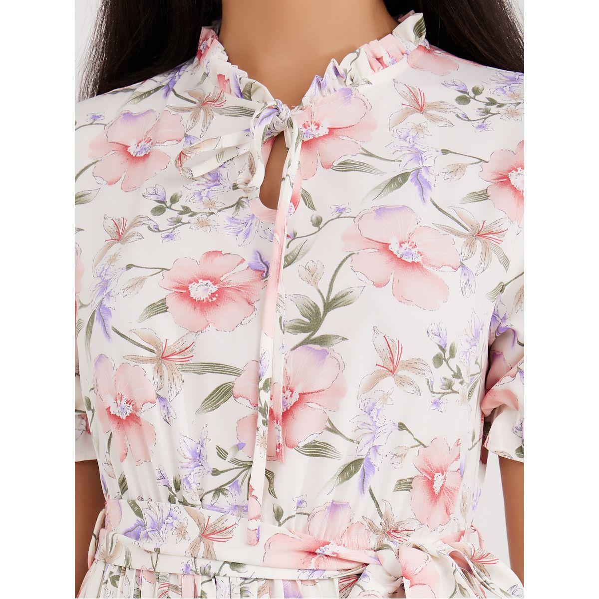 فستان طويل باكمام قصيرة من ستايلي-women-clothing-dresses-image-3