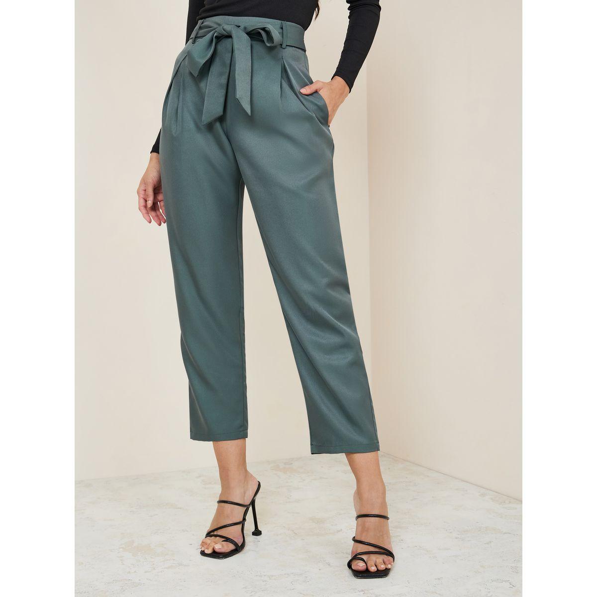Styli Tie Front Cropped Tailored Trouser-women-clothing-bottoms-trousers-image-1