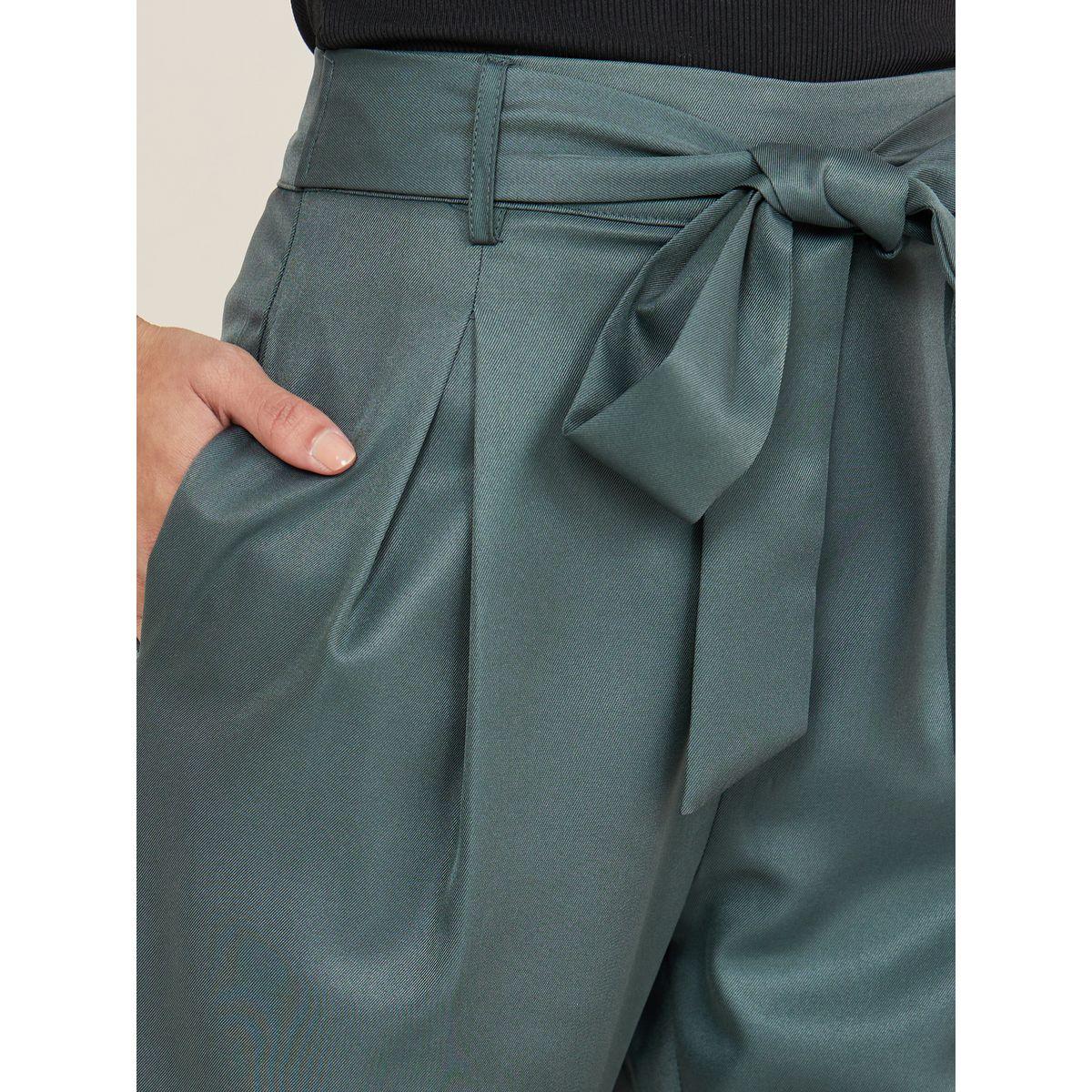 Styli Tie Front Cropped Tailored Trouser-women-clothing-bottoms-trousers-image-3