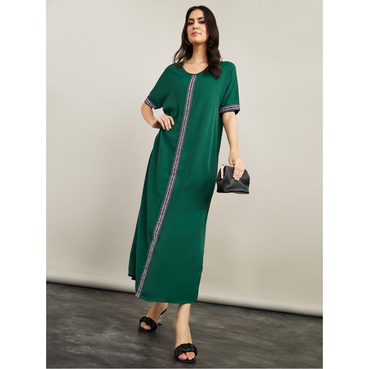 فستان طويل باكمام قصيرة من ريد تايب-women-clothing-dresses-image-2