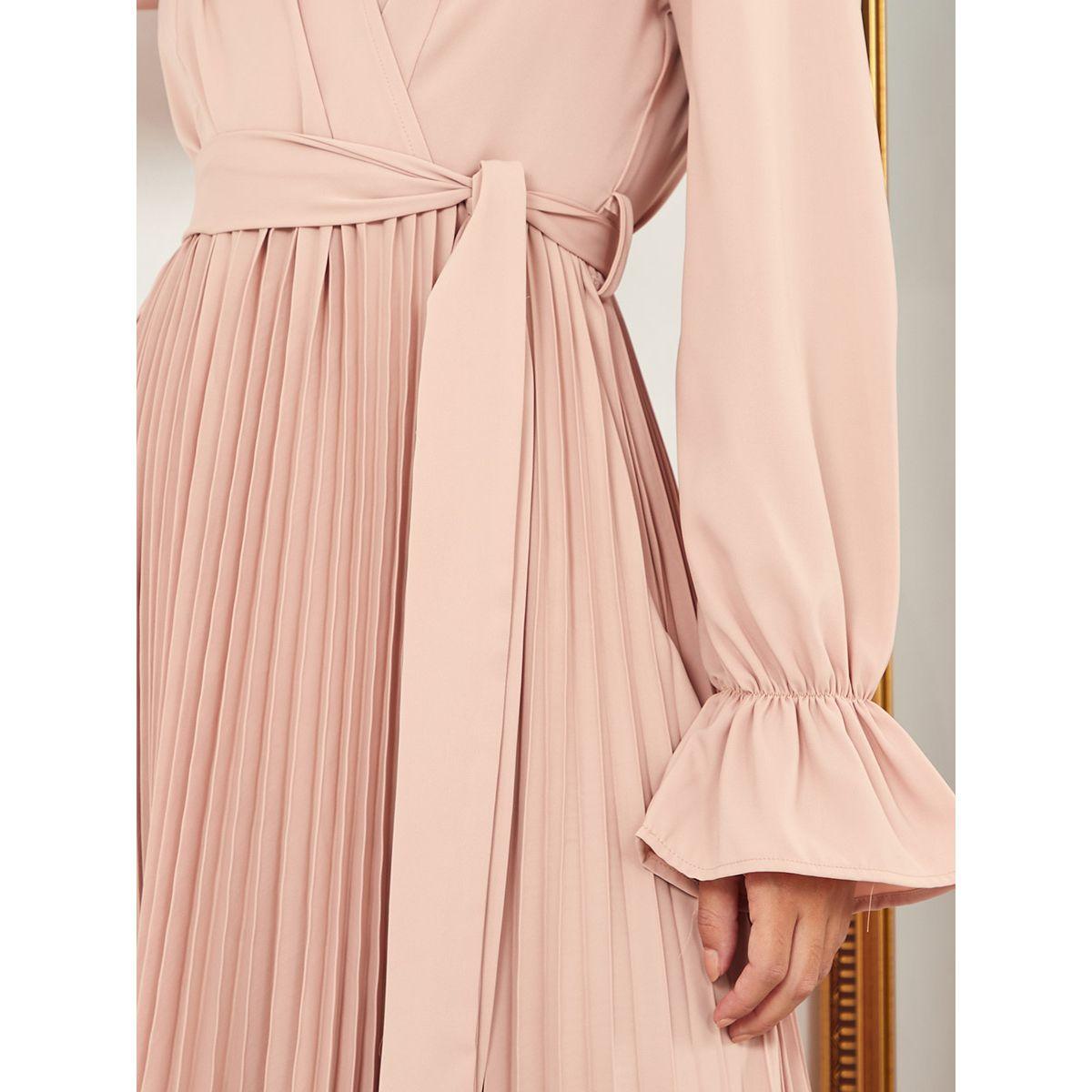 فستان طويل بنمط لف من ستايلي-women-clothing-dresses-image-3
