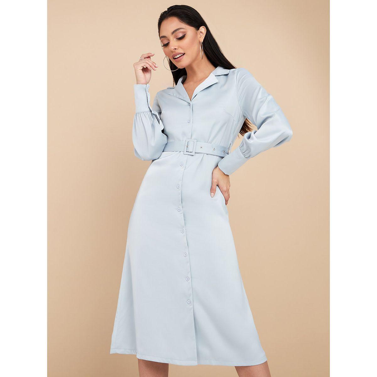 فستان ميدي باكمام طويلة من ستايلي-women-clothing-dresses-image-2