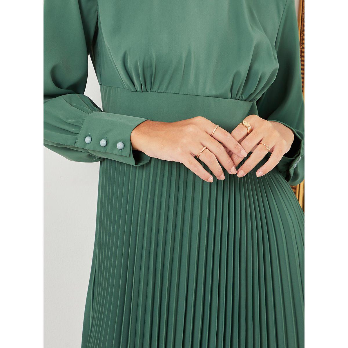 فستان ميدي باكمام طويلة من ستايلي-women-clothing-dresses-image-3