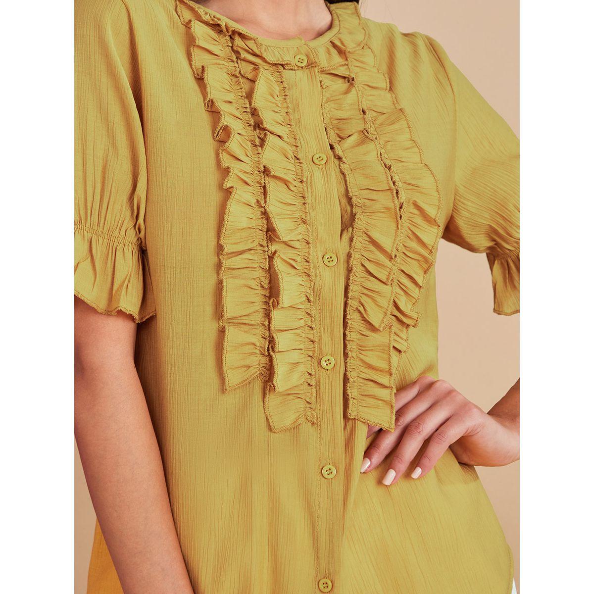 بلوزة باكمام قصيرة من ستايلي-women-clothing-shirtsandblouses-blouses-image-4