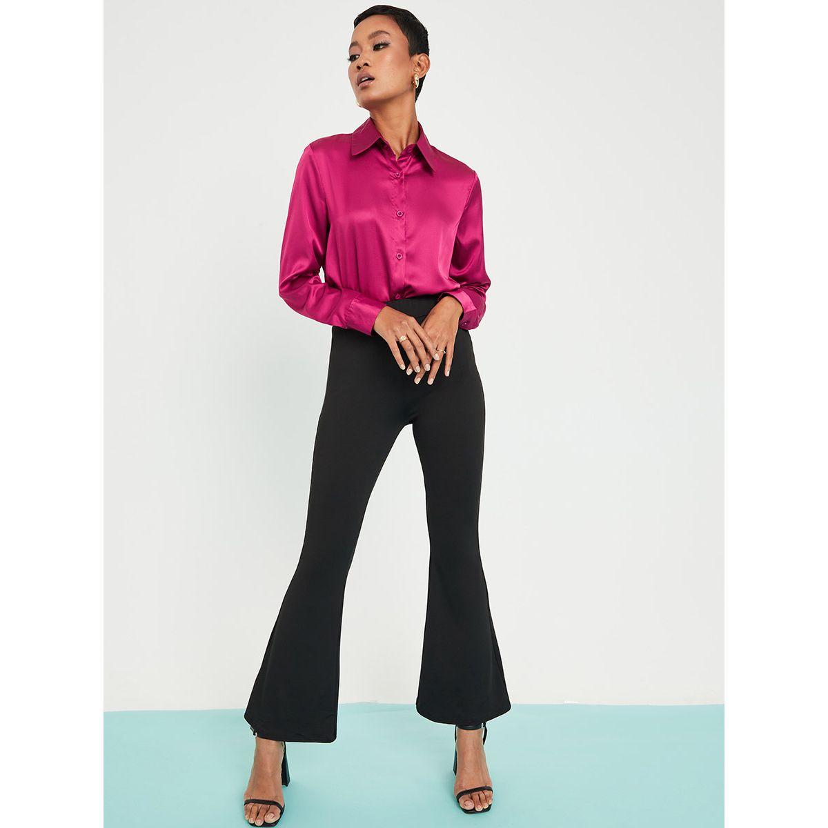 Styli Satin Long Sleeves Button Through Shirt-women-clothing-shirtsandblouses-shirts-image-3