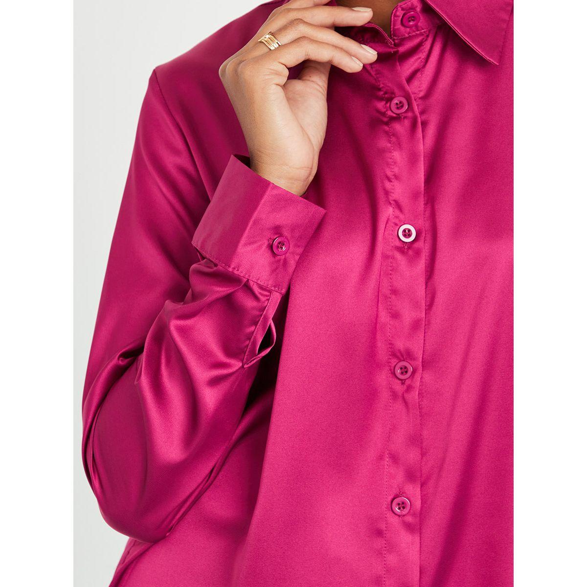 Styli Satin Long Sleeves Button Through Shirt-women-clothing-shirtsandblouses-shirts-image-4