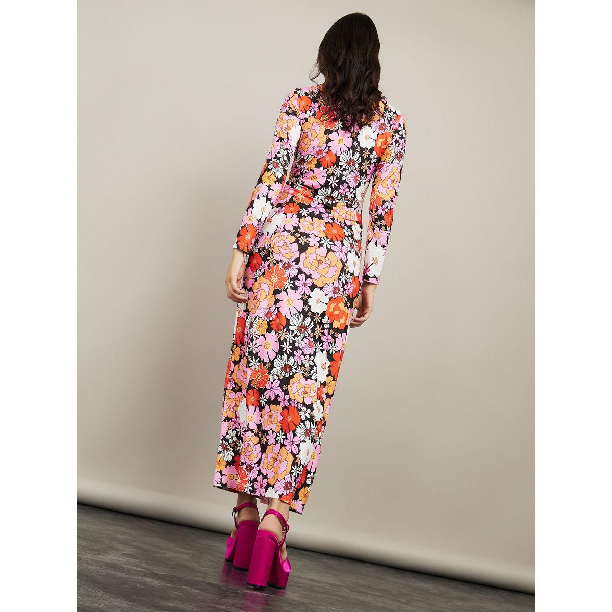 فستان طويل مطبع بزهور من ستايلي-women-clothing-dresses-image-4