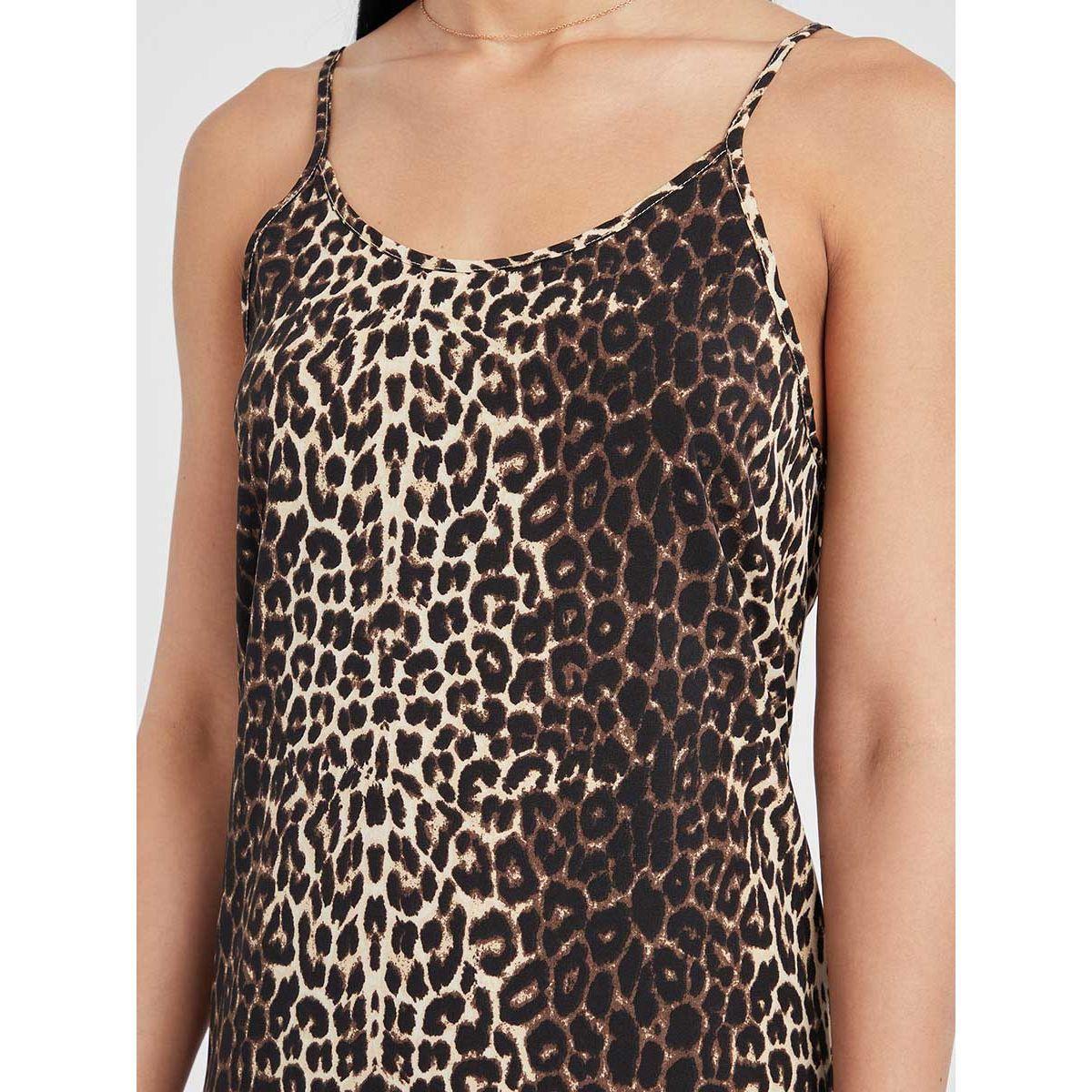 Styli Strappy Round Neck Animal Print A-Line Maxi Dress-women-clothing-dresses-image-3