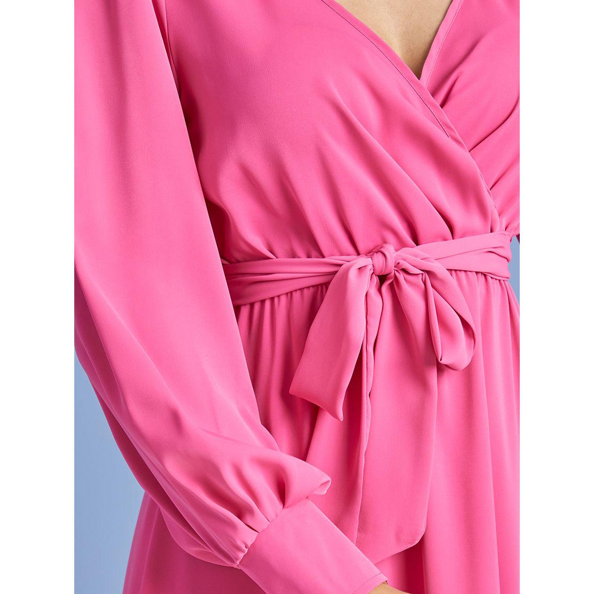 فستان ميدي بنمط لف من ستايلي-women-clothing-dresses-image-3