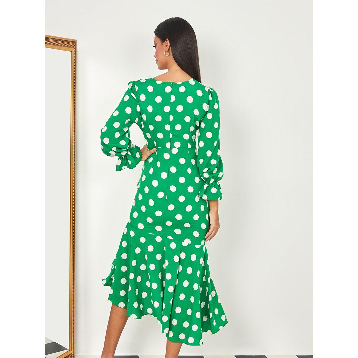 فستان ميدي باكمام طويلة من ستايلي-women-clothing-dresses-image-4