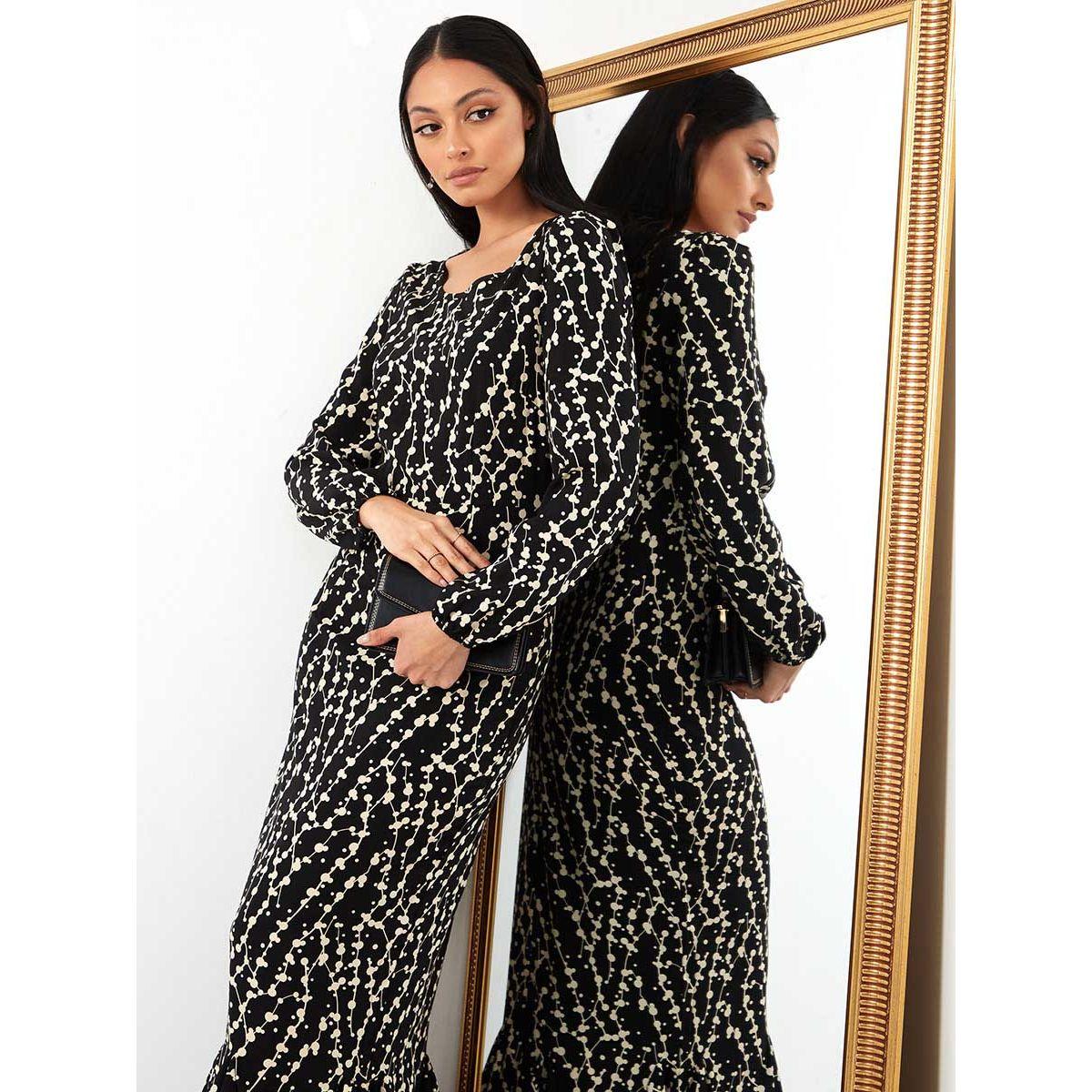 فستان طويل باكمام طويلة من ستايلي-women-clothing-dresses-image-2