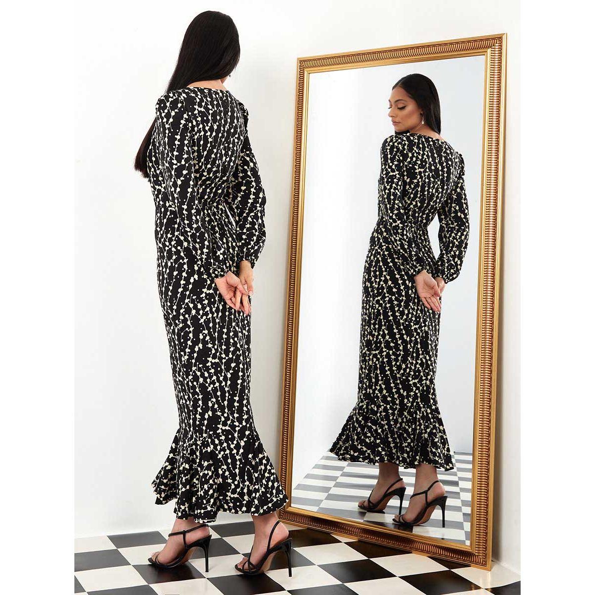 فستان طويل باكمام طويلة من ستايلي-women-clothing-dresses-image-4