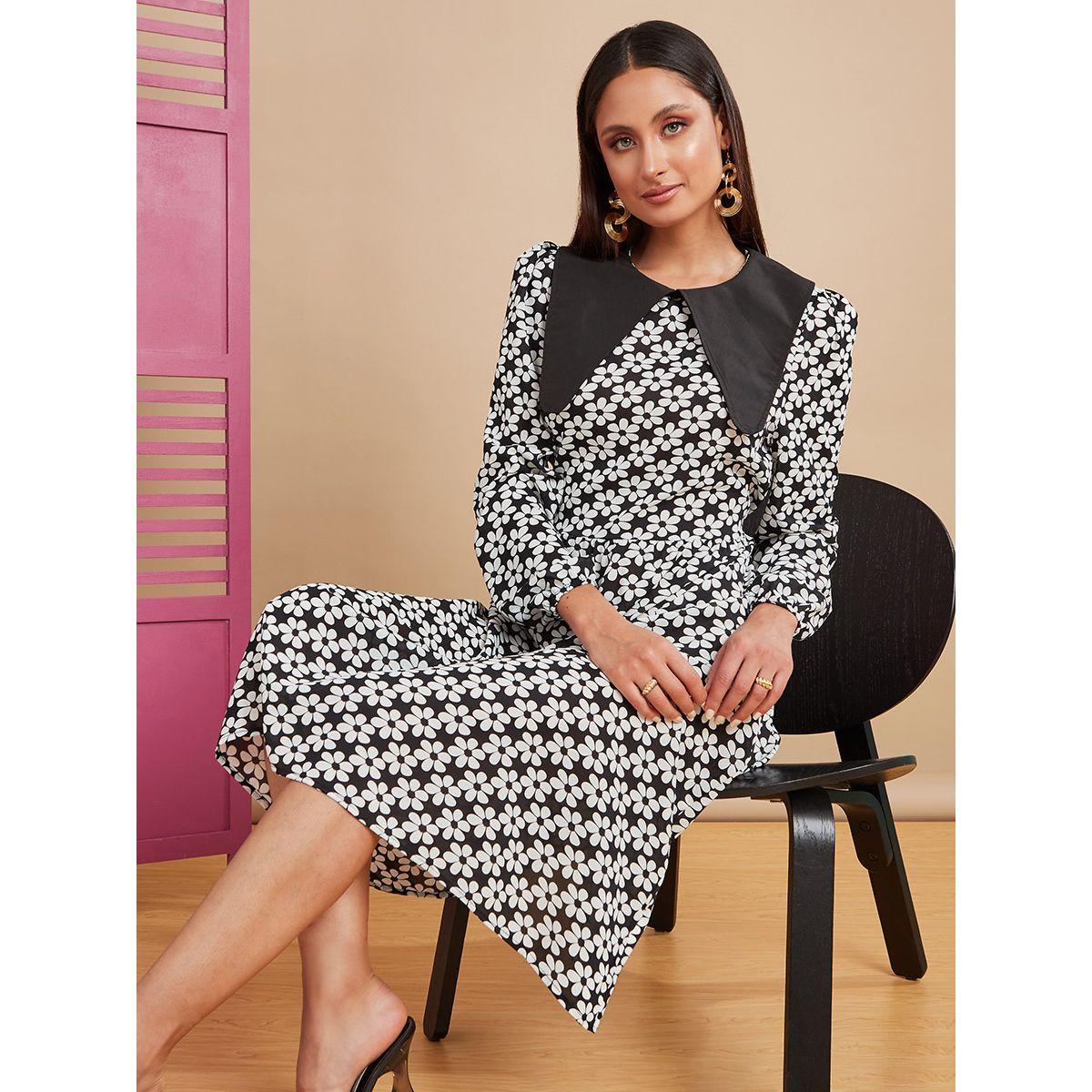 فستان ميدي باكمام طويلة من ستايلي-women-clothing-dresses-image-1