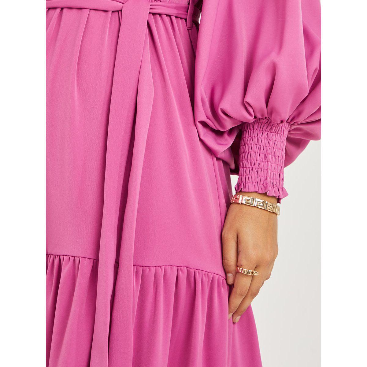 فستان طويل بنمط لف من ستايلي-women-clothing-dresses-image-3