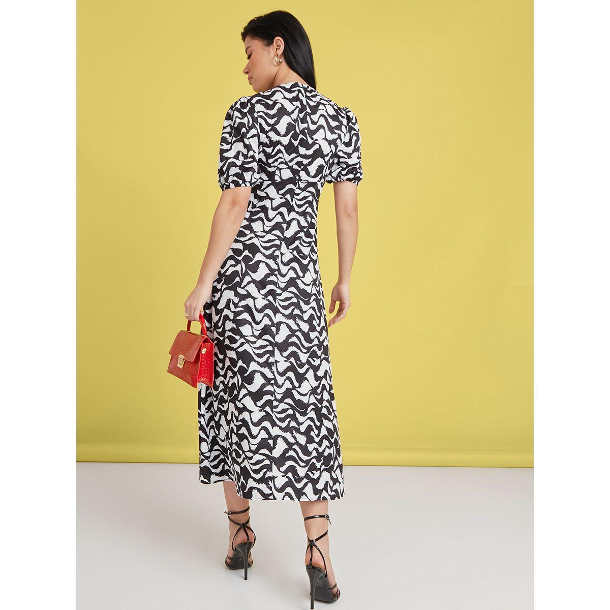 فستان ميدي باكمام واساور-women-clothing-dresses-image-4