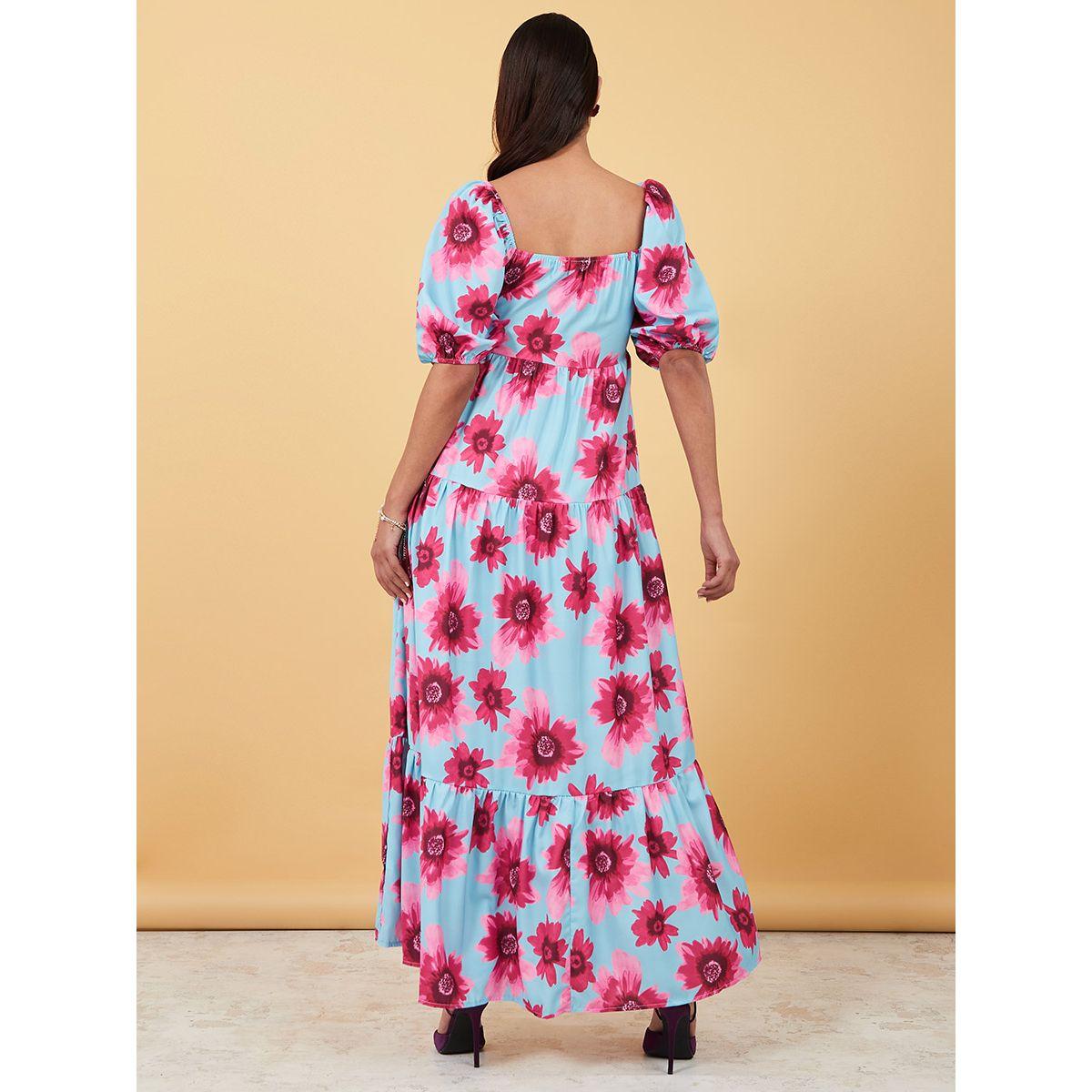 فستان طويل مطبع بزهور من ستايلي-women-clothing-dresses-image-4