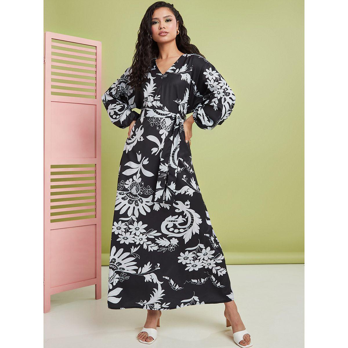 فستان طويل باكمام طويلة-women-clothing-dresses-image-2