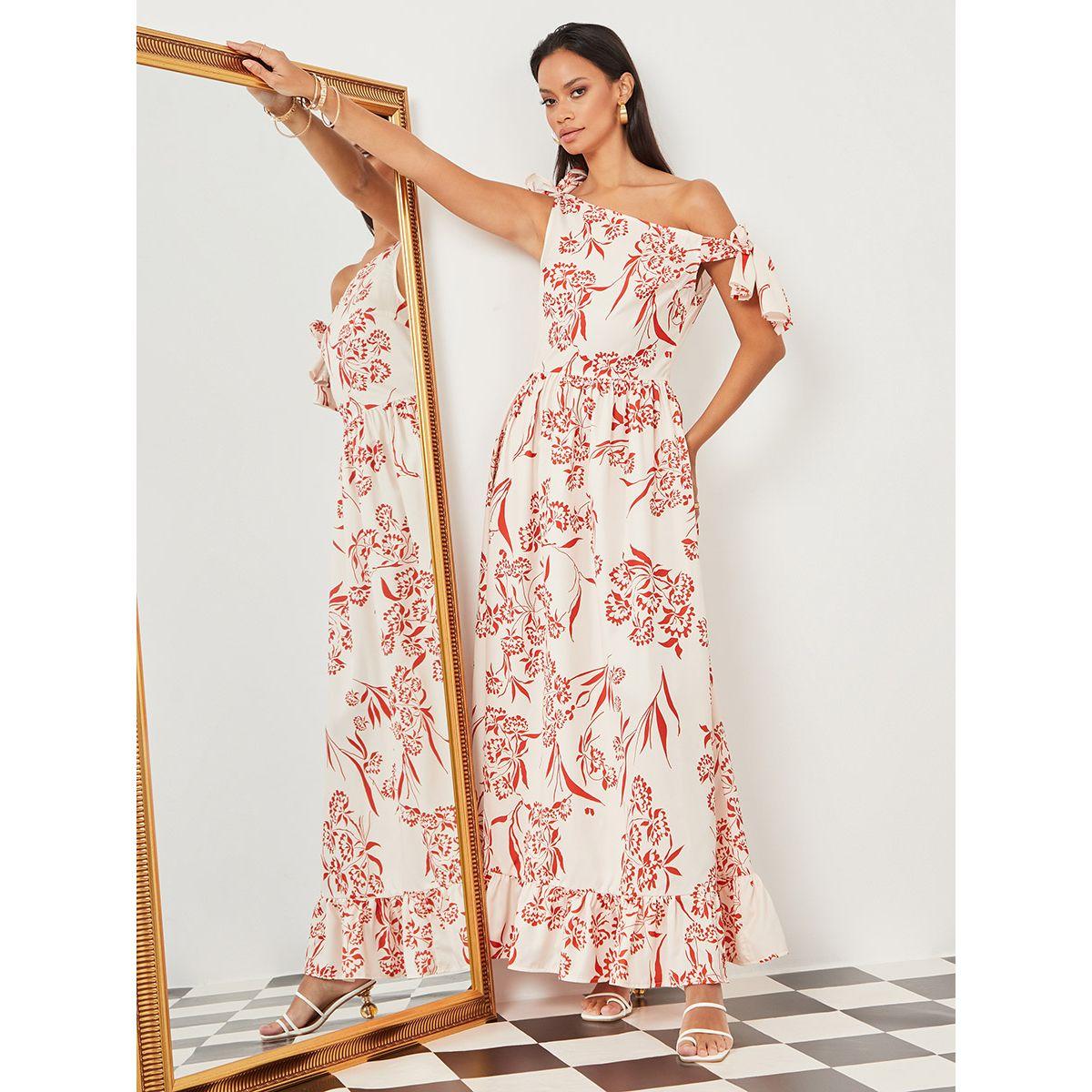 فستان طويل مطبع بزهور من ستايلي-women-clothing-dresses-image-1