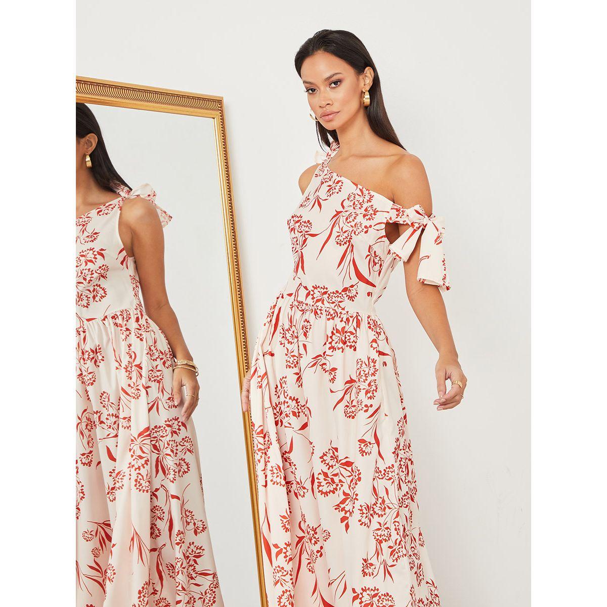 فستان طويل مطبع بزهور من ستايلي-women-clothing-dresses-image-2
