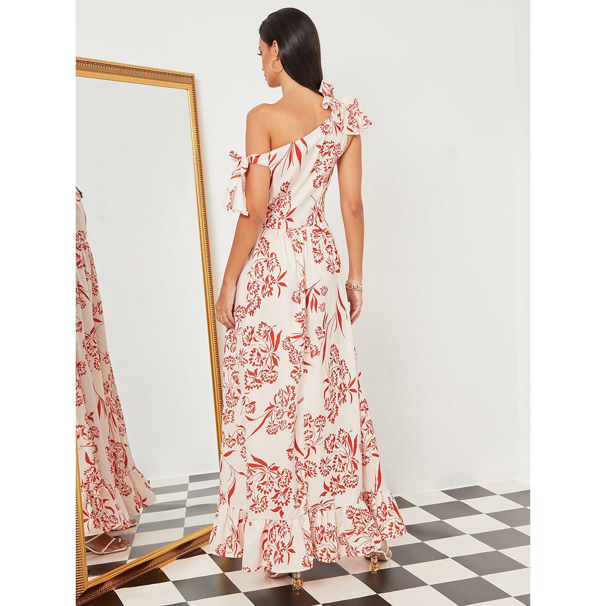 فستان طويل مطبع بزهور من ستايلي-women-clothing-dresses-image-4