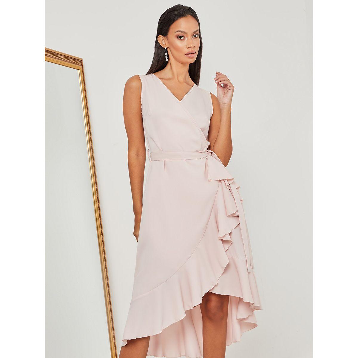 Styli Sleeveless V Neck Wrap Midi Dress-women-clothing-dresses-image-2