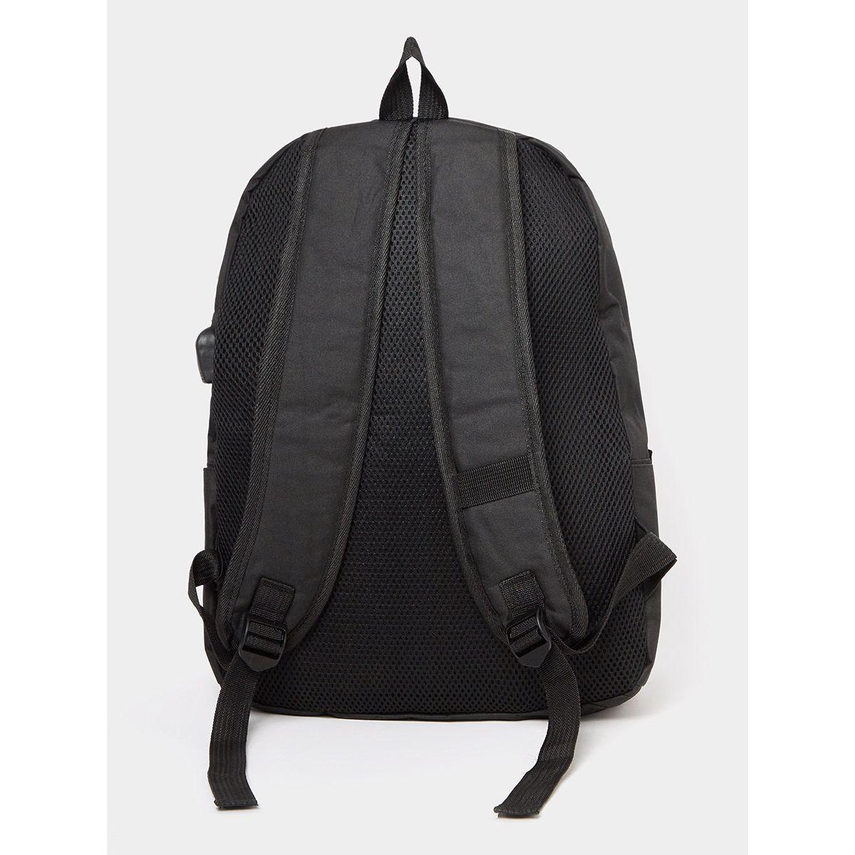 Styli Patch Detail Backpack with USB Cable-men-bags-image-4