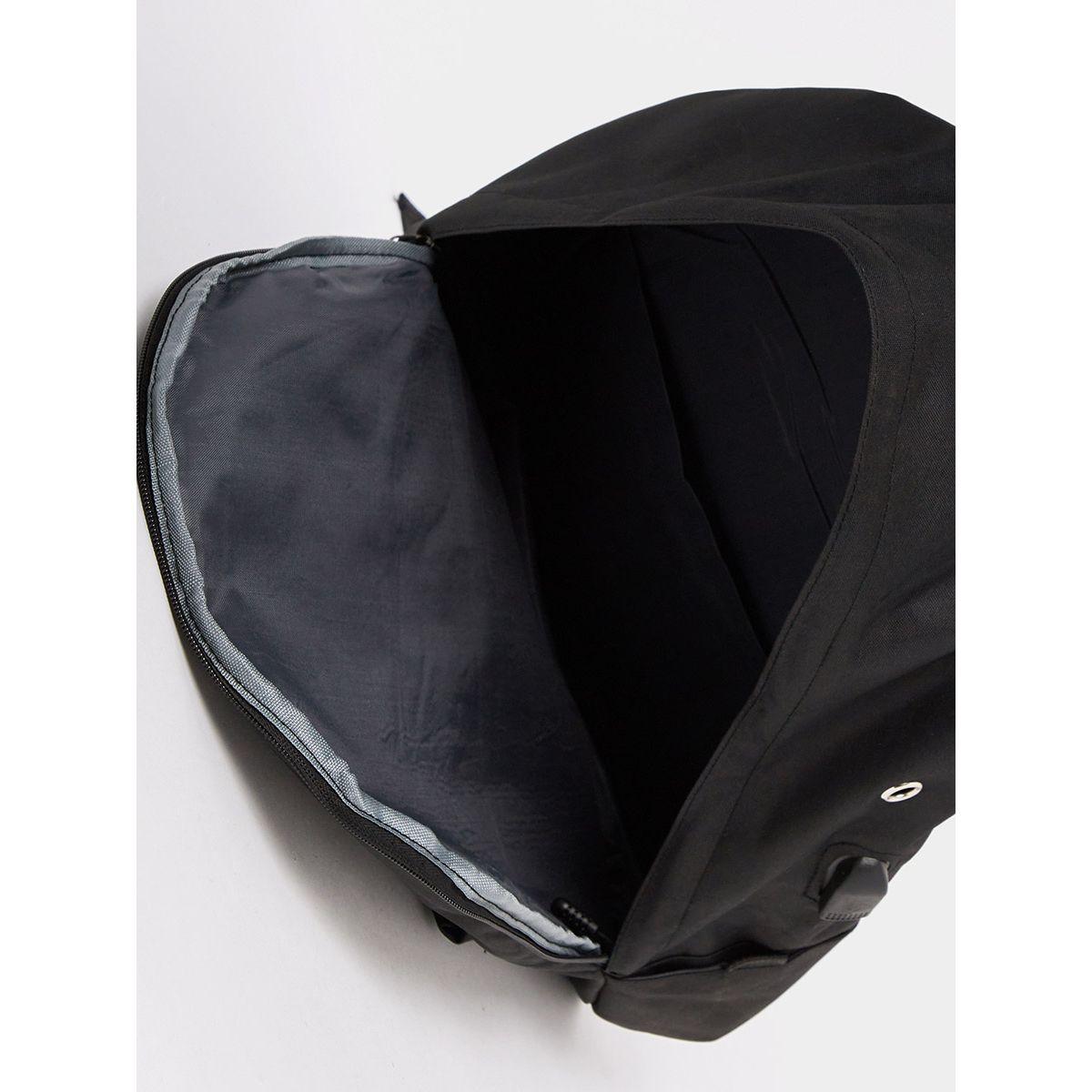 Styli Patch Detail Backpack with USB Cable-men-bags-image-5