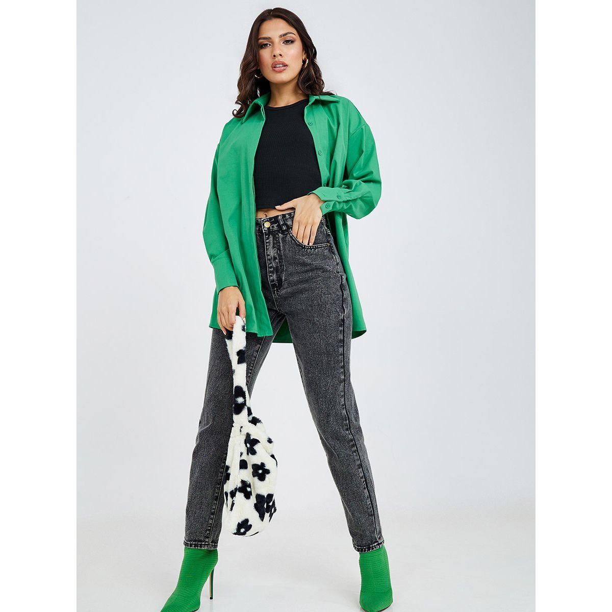 جينز بقصة موم وخصر عالي-women-clothing-bottoms-jeans-image-2