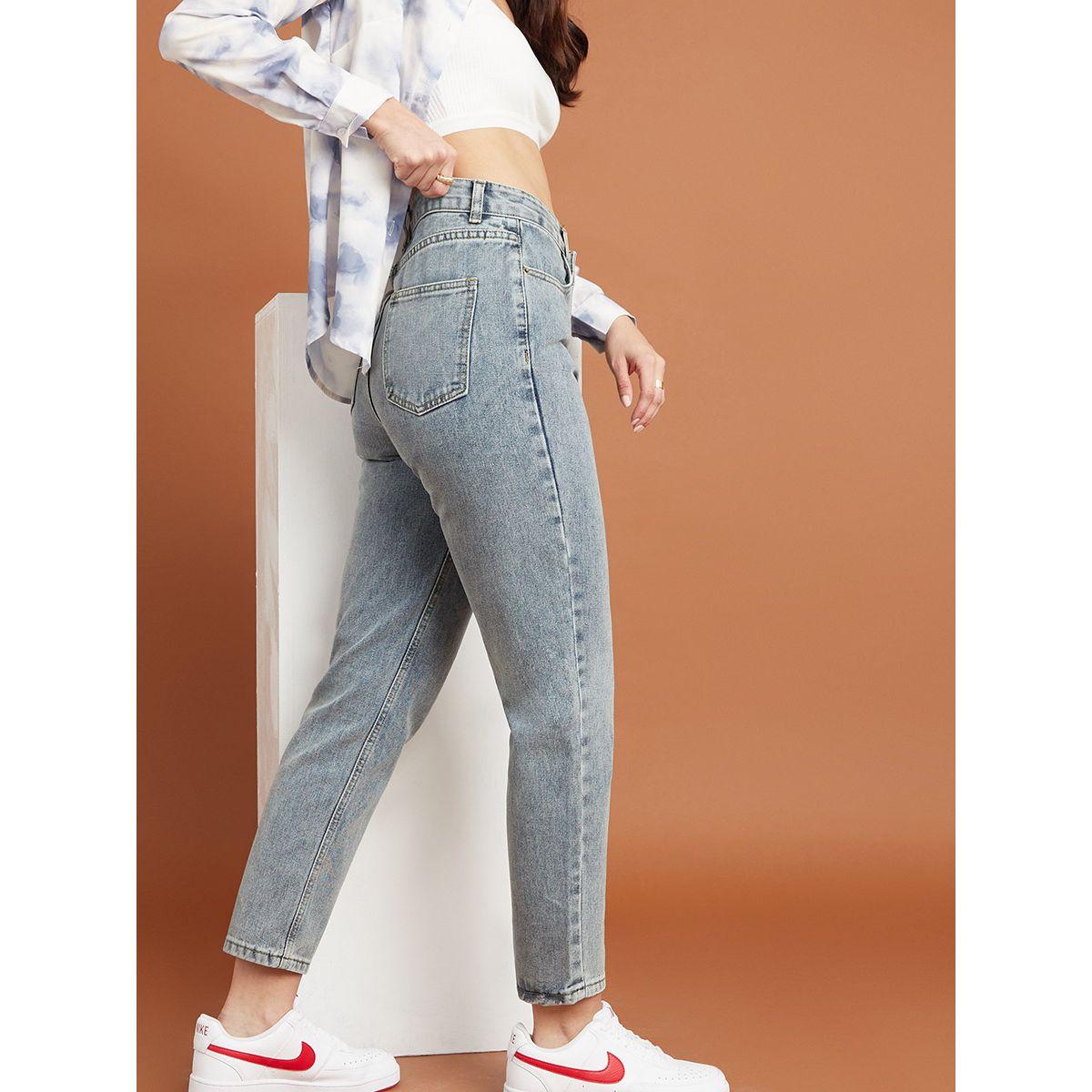 بنطال جينز بخصر عالي من ستايلي-women-clothing-bottoms-jeans-image-4