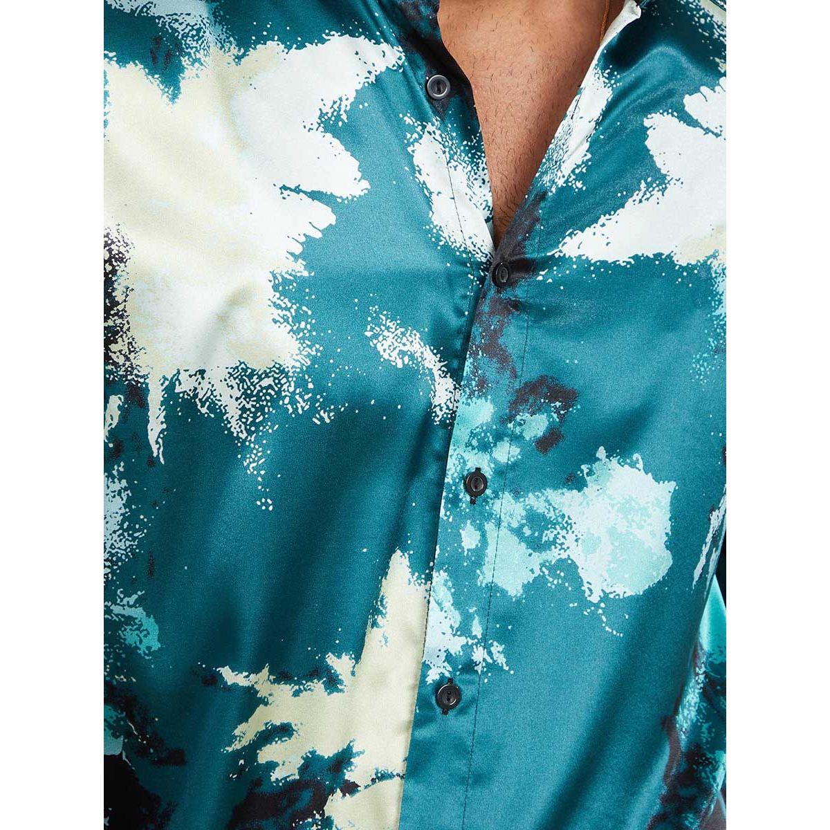 بلوزة مطبعة بالوان مصبوغة من ستايلي-men-clothing-shirts-image-3
