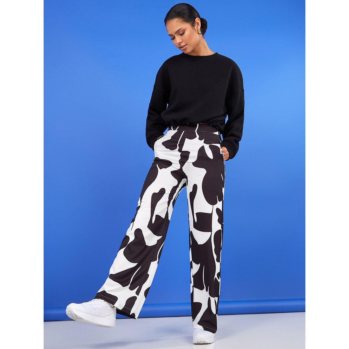 بنطال بقصة واسعة وخصر عالي من ستايلي-women-clothing-bottoms-trousers-image-5