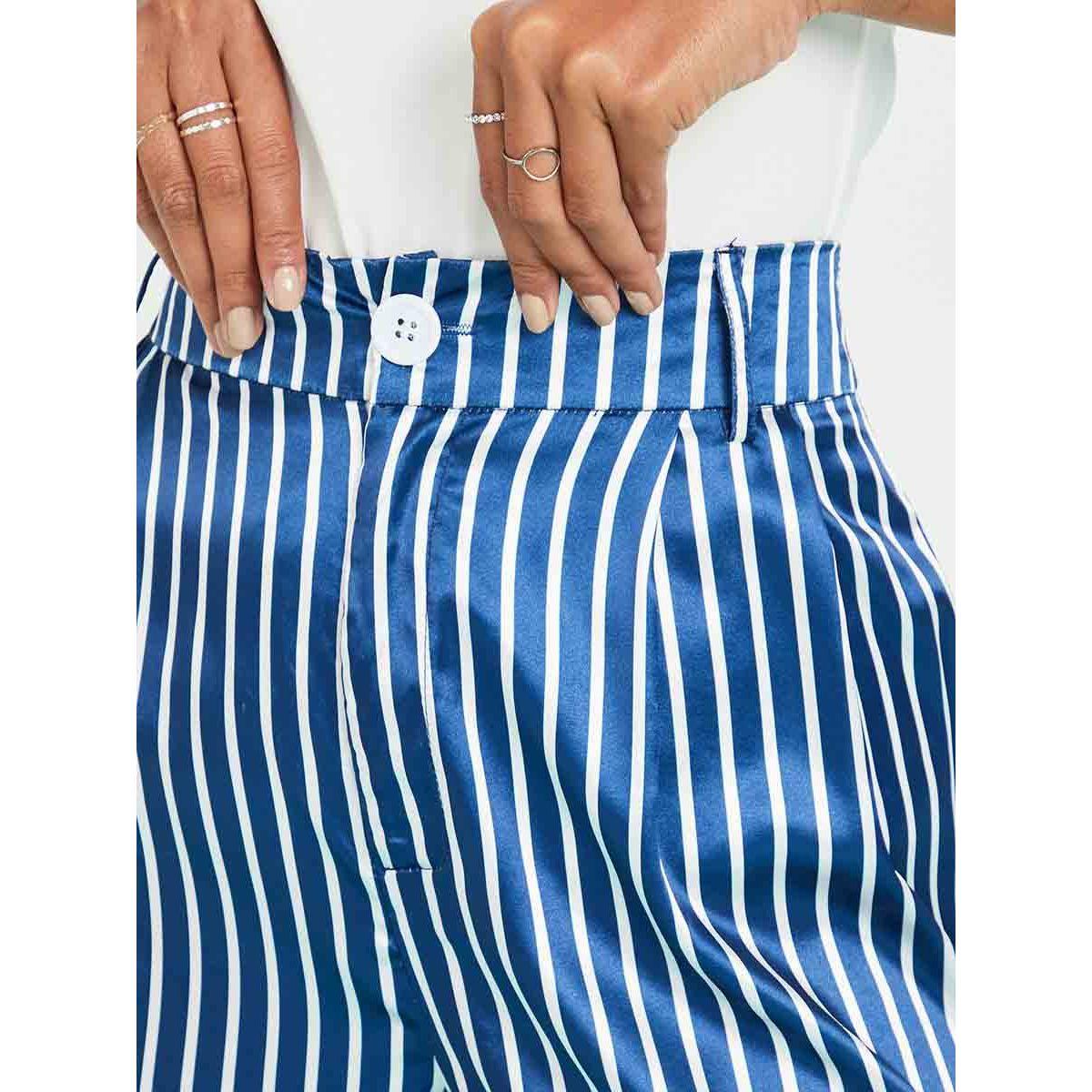 Styli High Rise Striped Trouser with Belt Loops-women-clothing-bottoms-trousers-image-4