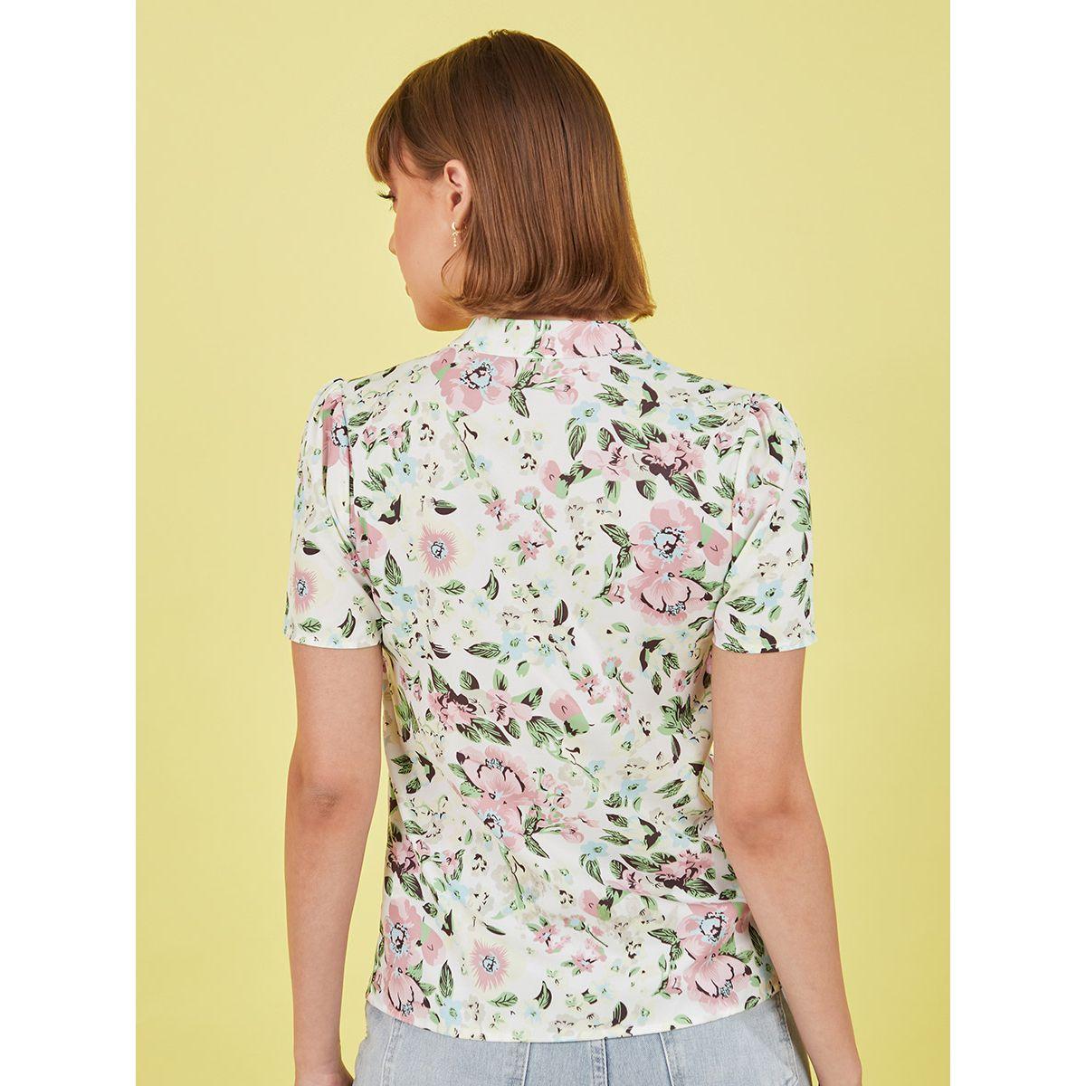 بلوزة كاجوال مطبعة بزهور-women-clothing-shirtsandblouses-blouses-image-5