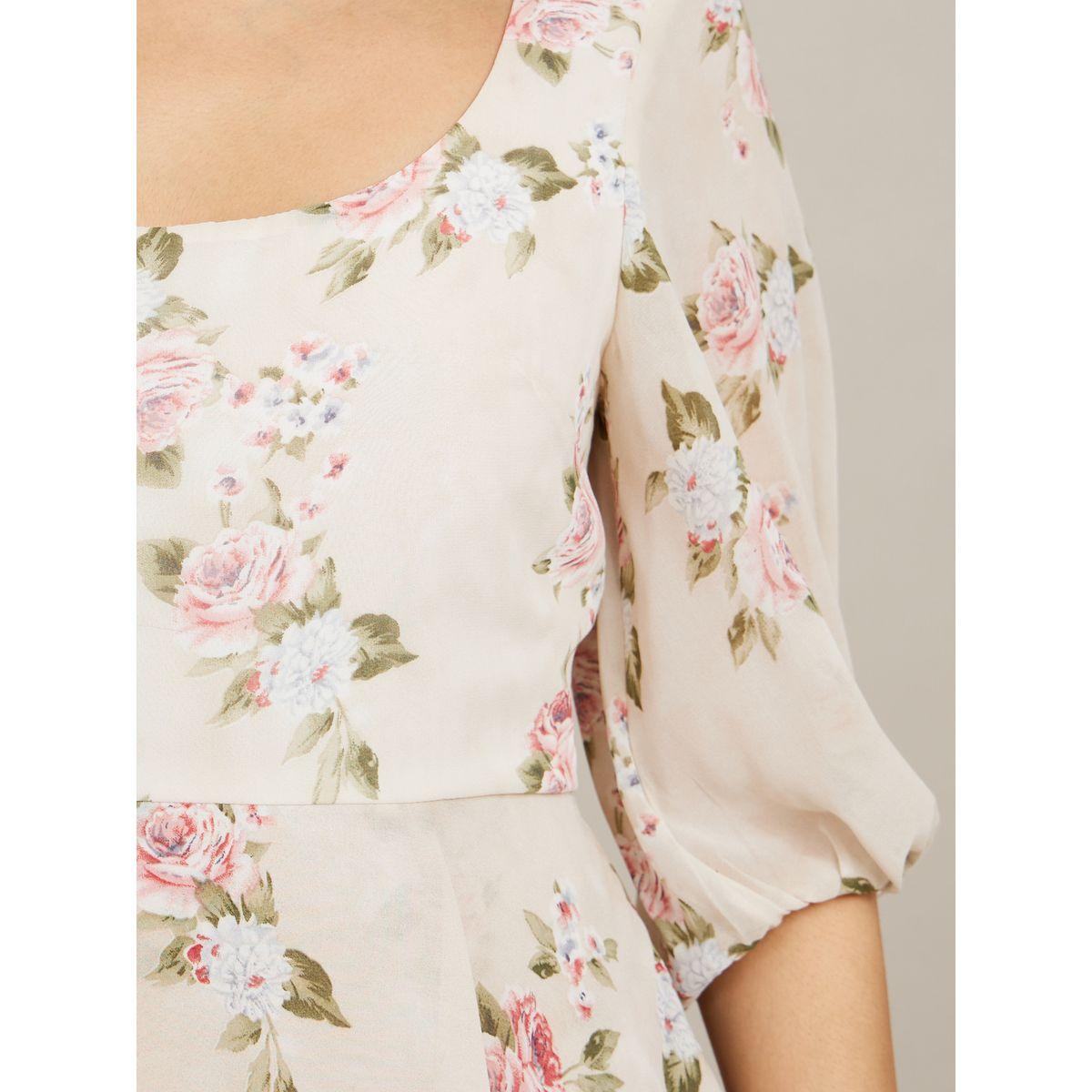 فستان طويل باكمام قصيرة من ستايلي-women-clothing-dresses-image-3