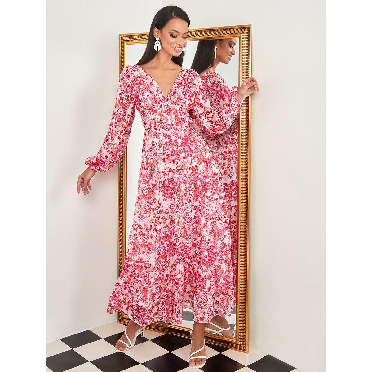 فستان طويل باكمام طويلة من ستايلي-women-clothing-dresses-image-1