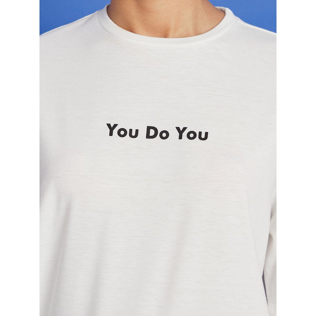 تيشيرت مطبع بكتابة وقصة واسعة من ستايلي-women-clothing-tshirts-image-3