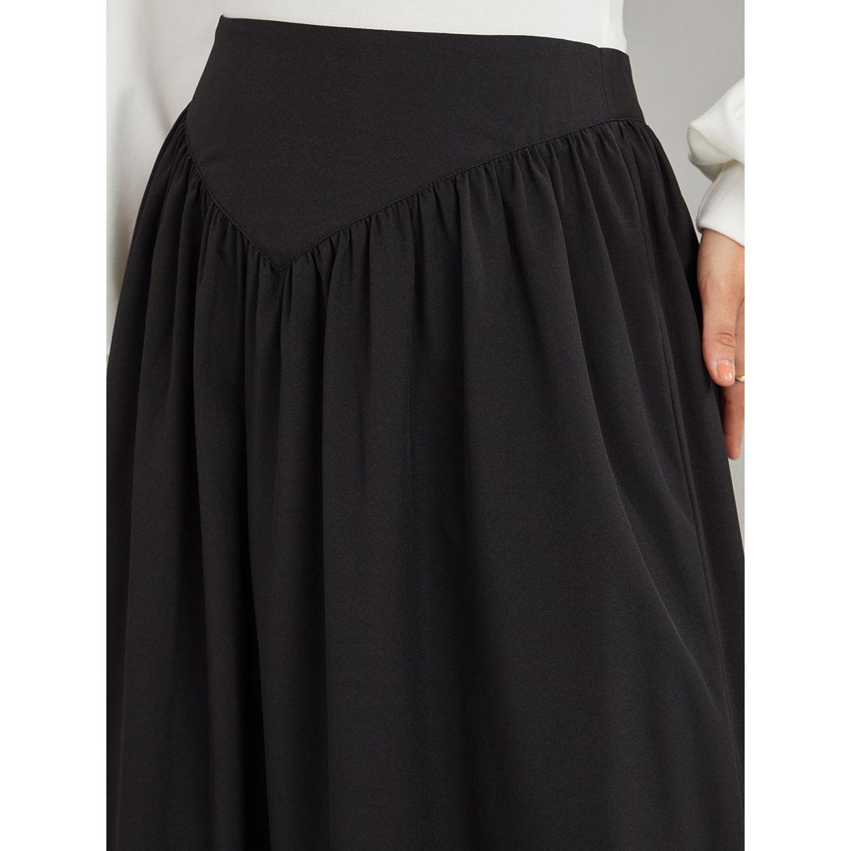 Styli Woven Maxi Skirt with Wide Waistband Detail-women-clothing-bottoms-skirts-image-3