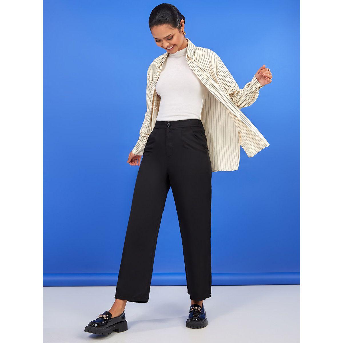 Styli Straight Leg Cropped Trouser with Slip Pocket-women-clothing-bottoms-trousers-image-2